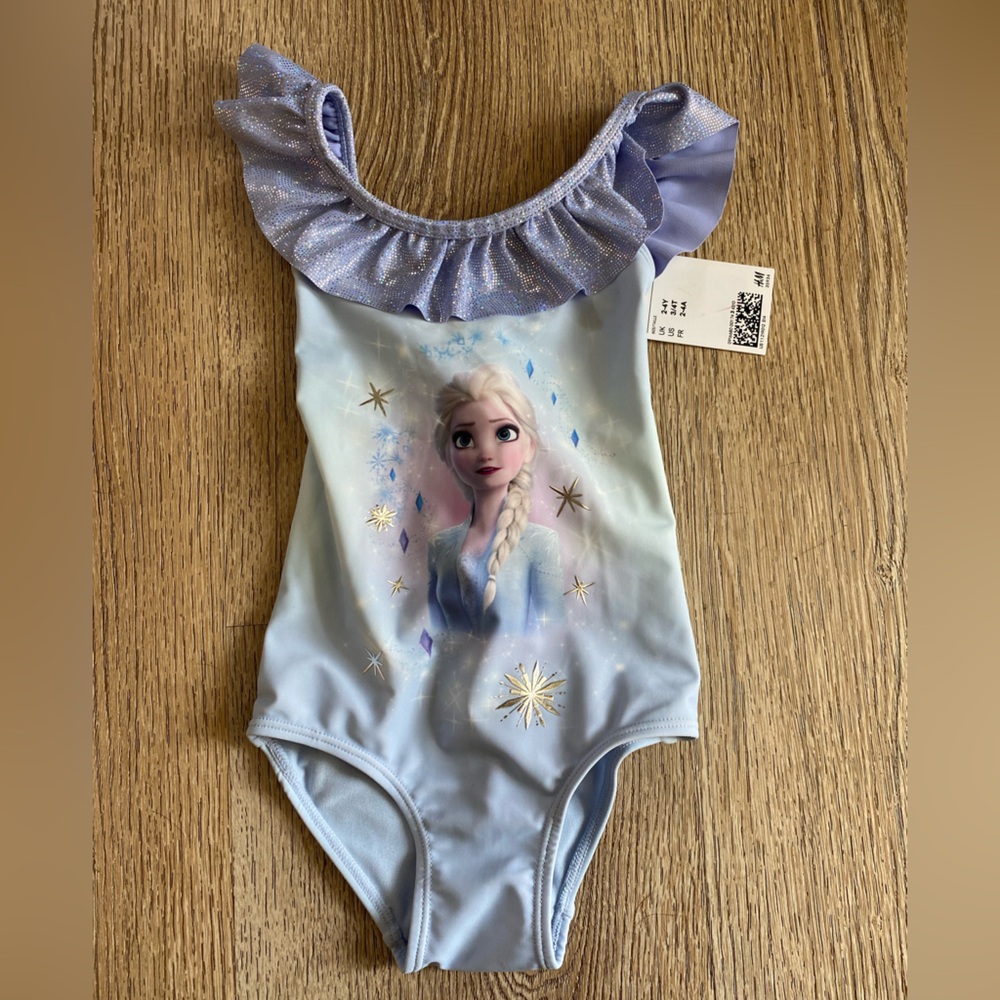 Frozen Disney bathing suit 3-4t